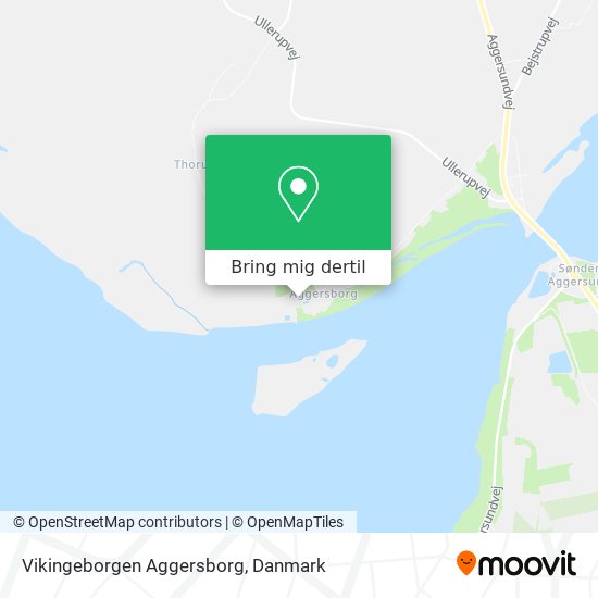 Vikingeborgen Aggersborg kort