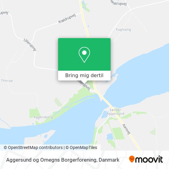 Aggersund og Omegns Borgerforening kort