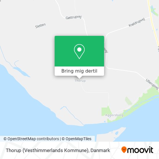 Thorup (Vesthimmerlands Kommune) kort