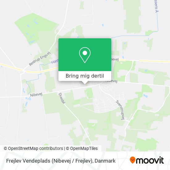 Frejlev Vendeplads (Nibevej / Frejlev) kort