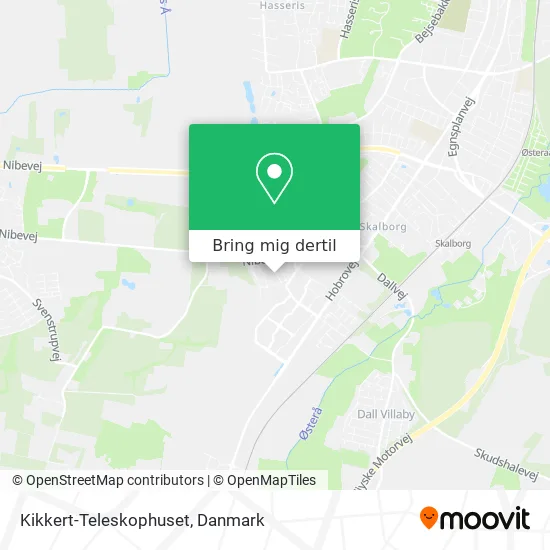 Kikkert-Teleskophuset kort