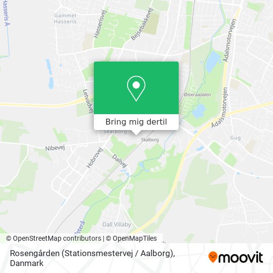 Rosengården (Stationsmestervej / Aalborg) kort