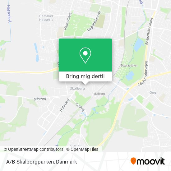 A/B Skalborgparken kort