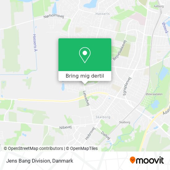 Jens Bang Division kort