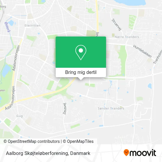 Aalborg Skøjteløberforening kort