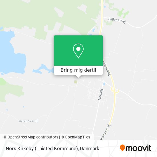 Nors Kirkeby (Thisted Kommune) kort