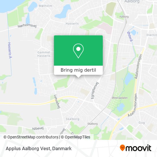 Applus Aalborg Vest kort