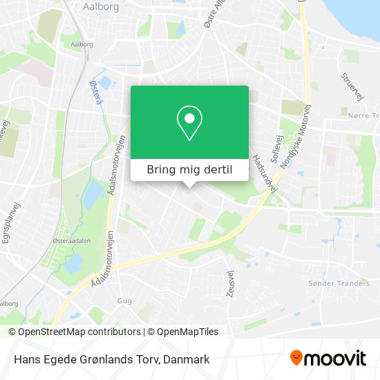 Hans Egede Grønlands Torv kort