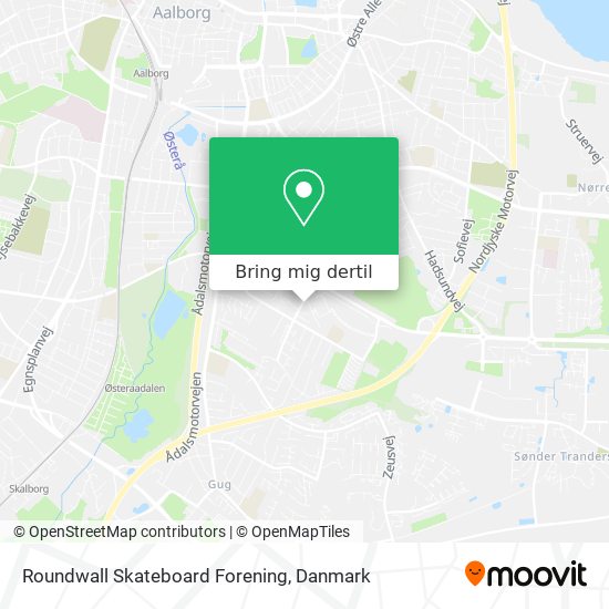 Roundwall Skateboard Forening kort