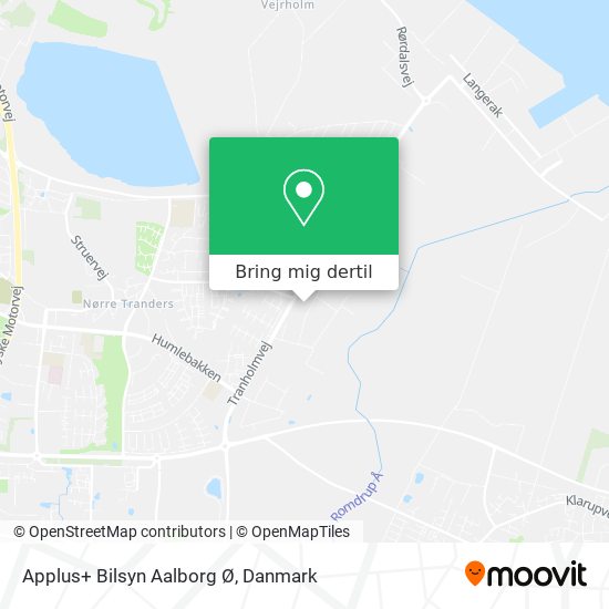 Applus+ Bilsyn Aalborg Ø kort