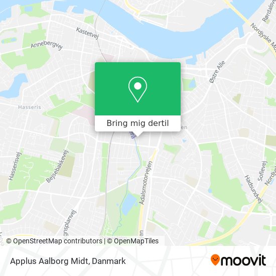 Applus Aalborg Midt kort