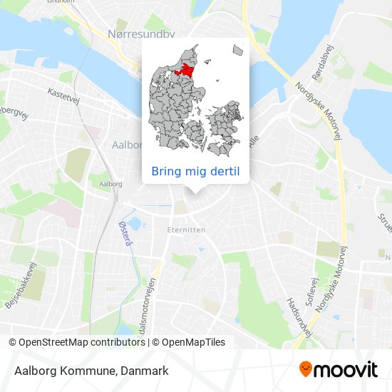 Aalborg Kommune kort