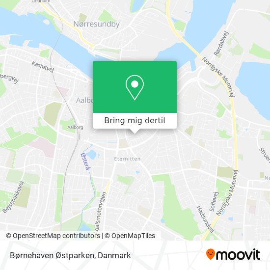 Børnehaven Østparken kort