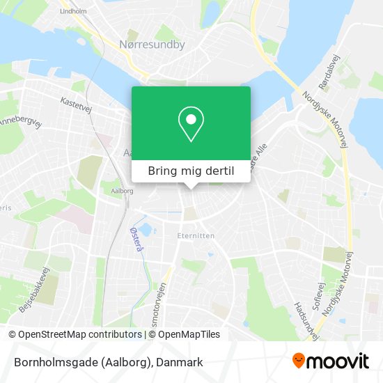 Bornholmsgade (Aalborg) kort