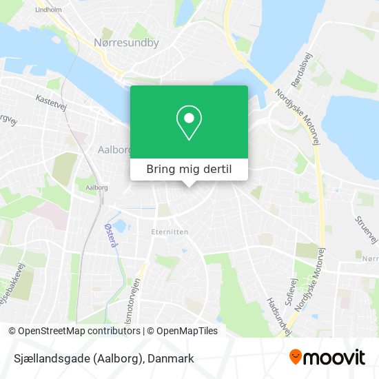 Sjællandsgade (Aalborg) kort