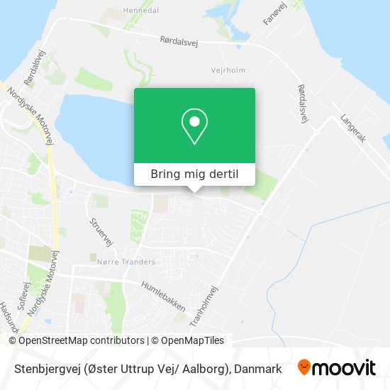 Stenbjergvej (Øster Uttrup Vej/ Aalborg) kort