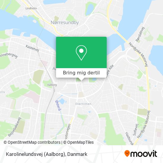 Karolinelundsvej (Aalborg) kort