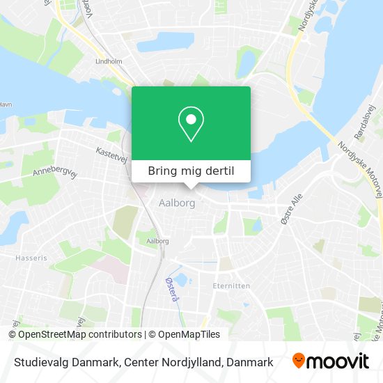 Studievalg Danmark, Center Nordjylland kort