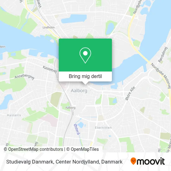 Studievalg Danmark, Center Nordjylland kort