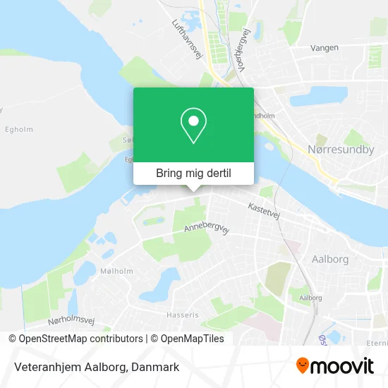 Veteranhjem Aalborg kort