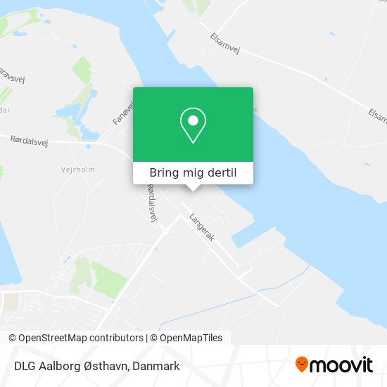 DLG Aalborg Østhavn kort