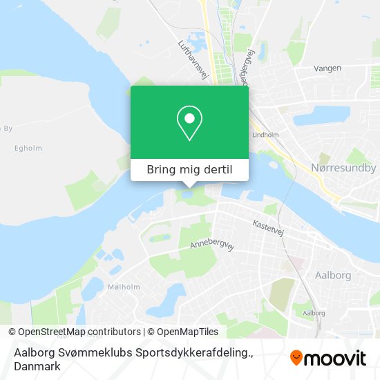 Aalborg Svømmeklubs Sportsdykkerafdeling. kort