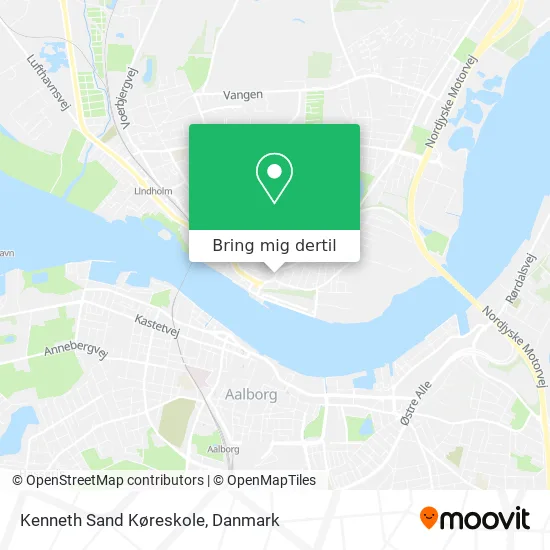 Kenneth Sand Køreskole kort