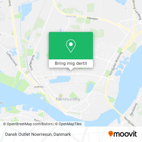 Dansk Outlet Noerresun kort
