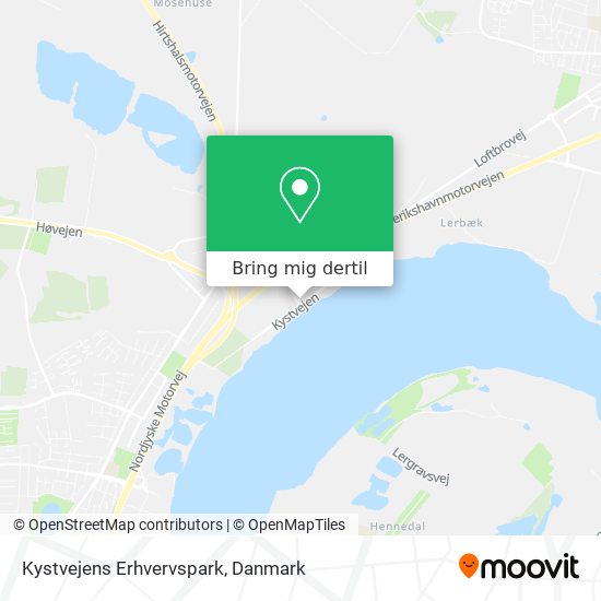 Kystvejens Erhvervspark kort