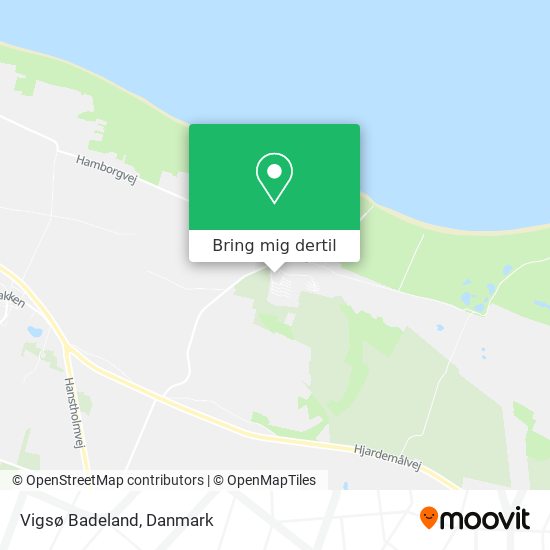 Vigsø Badeland kort