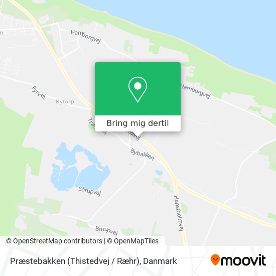 Præstebakken (Thistedvej / Ræhr) kort