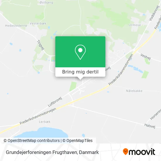 Grundejerforeningen Frugthaven kort