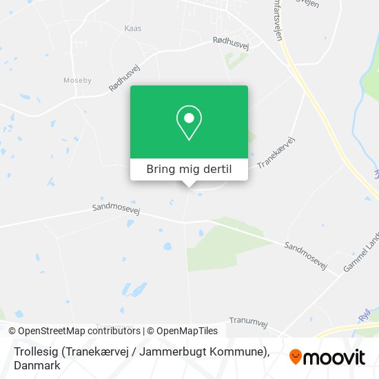 Trollesig (Tranekærvej / Jammerbugt Kommune) kort