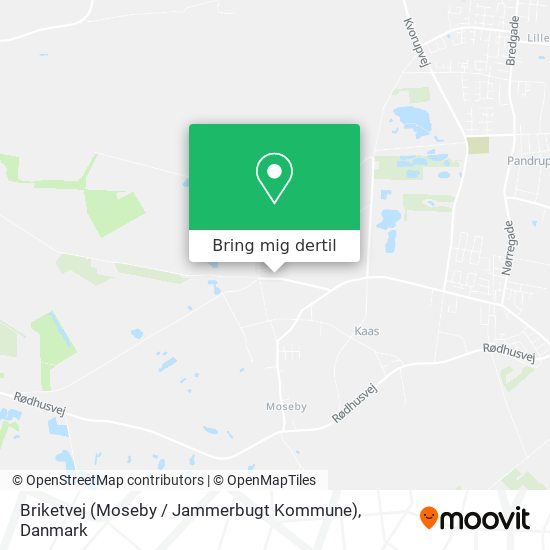 Briketvej (Moseby / Jammerbugt Kommune) kort