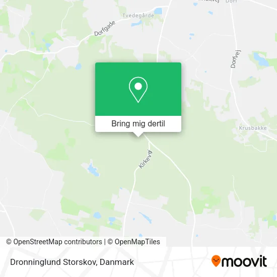 Dronninglund Storskov kort