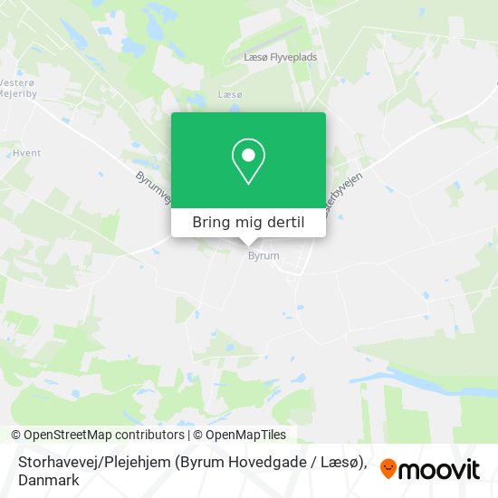 Storhavevej / Plejehjem (Byrum Hovedgade / Læsø) kort