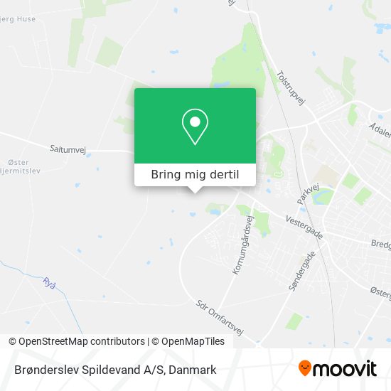 Brønderslev Spildevand A/S kort