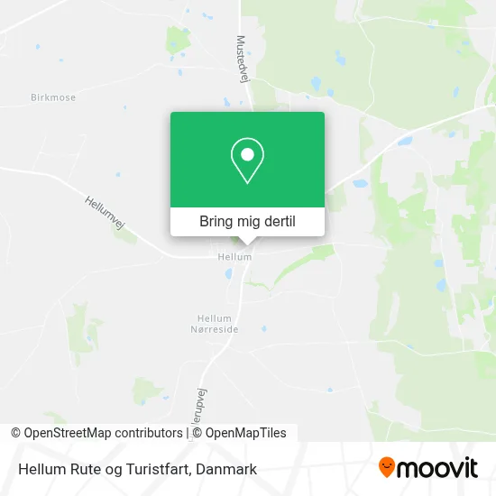 Hellum Rute og Turistfart kort