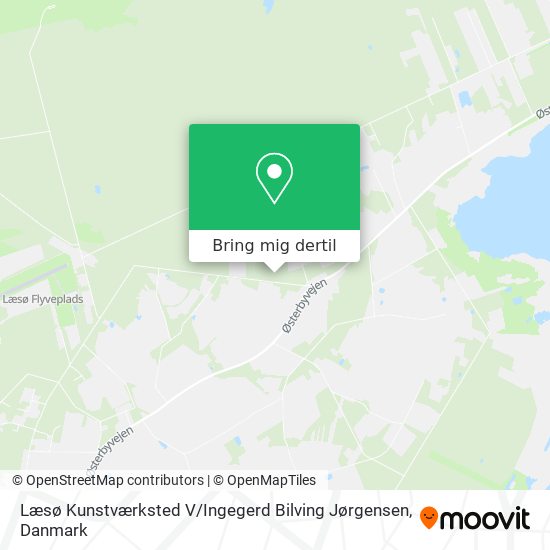 Læsø Kunstværksted V / Ingegerd Bilving Jørgensen kort
