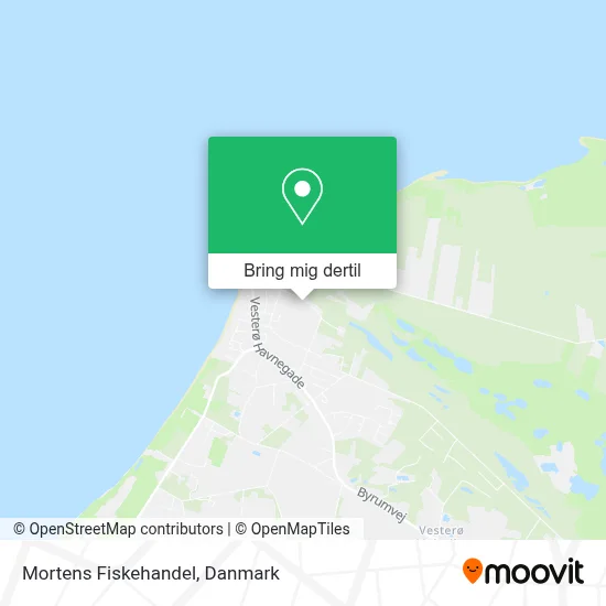 Mortens Fiskehandel kort
