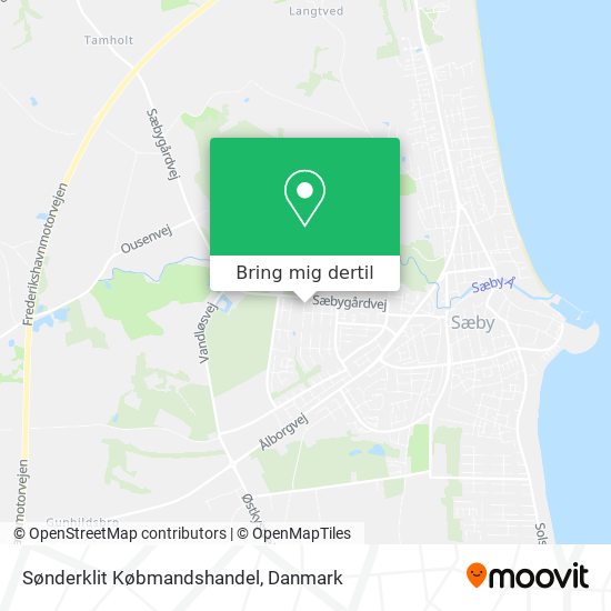 Sønderklit Købmandshandel kort