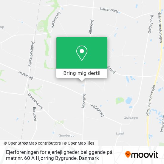 Ejerforeningen for ejerlejligheder beliggende på matr.nr. 60 A Hjørring Bygrunde kort