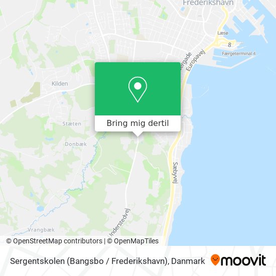 Sergentskolen (Bangsbo / Frederikshavn) kort