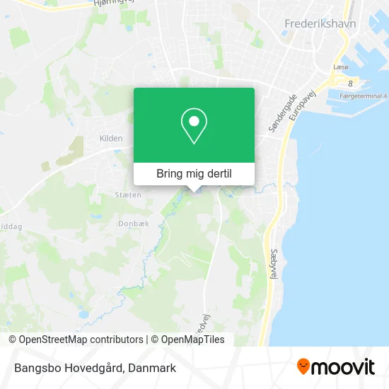 Bangsbo Hovedgård kort