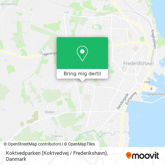 Koktvedparken (Koktvedvej / Frederikshavn) kort