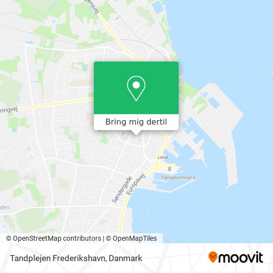 Tandplejen Frederikshavn kort