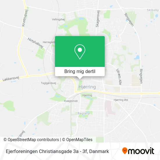 Ejerforeningen Christiansgade 3a - 3f kort
