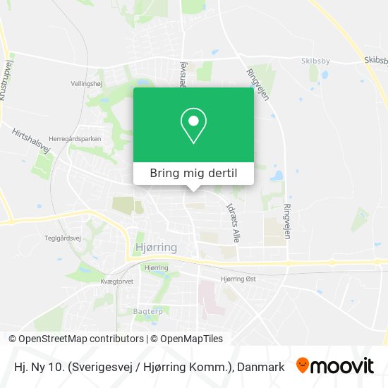 Hj. Ny 10. (Sverigesvej / Hjørring Komm.) kort