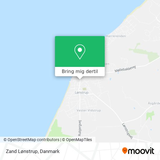 Zand Lønstrup kort