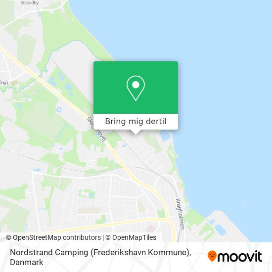 Nordstrand Camping (Frederikshavn Kommune) kort